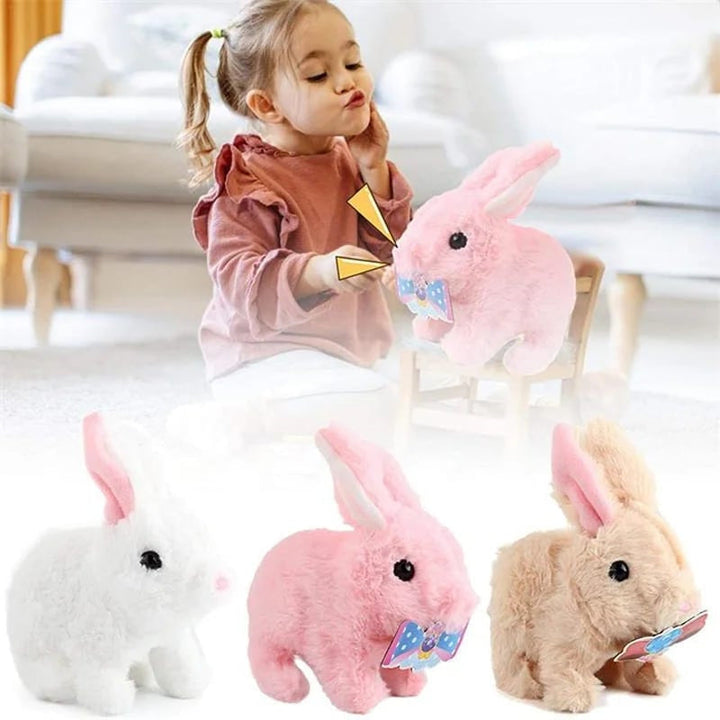 Interactive Stuffed Animal Rabbit HoppyMate for Kids
