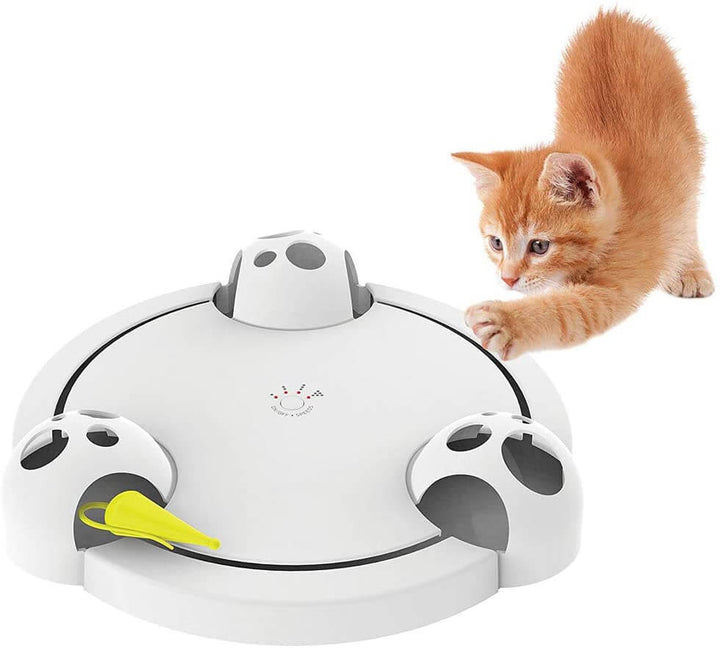 Interactive Pouncing Cat Toy for Hours of Hunting Fun