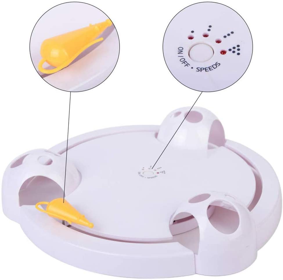 Interactive Pouncing Cat Toy for Hours of Hunting Fun