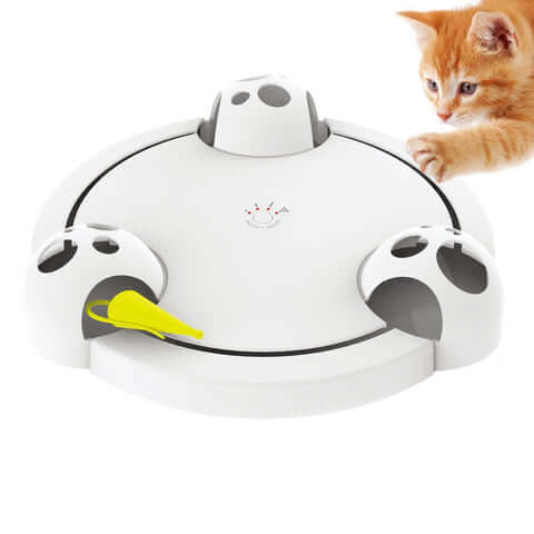 Interactive Pouncing Cat Toy for Hours of Hunting Fun