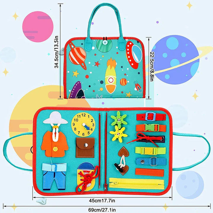 Interactive Sensory Activity Book for Toddlers