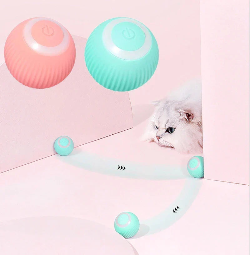 Interactive Smart Cat Play - Motion Activated Gravity Ball for Cats