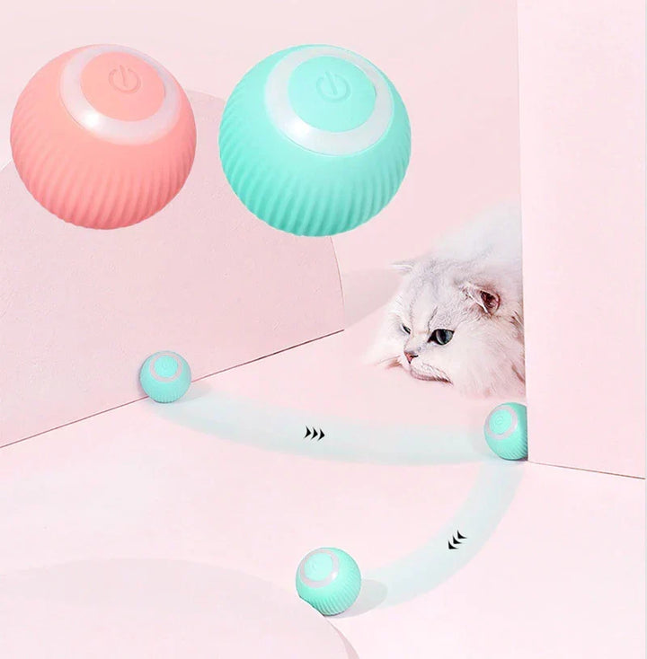 Interactive Smart Cat Play - Motion Activated Gravity Ball for Cats