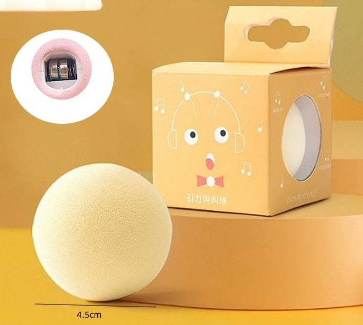 Interactive Smart Cat Play - Motion Activated Gravity Ball for Cats