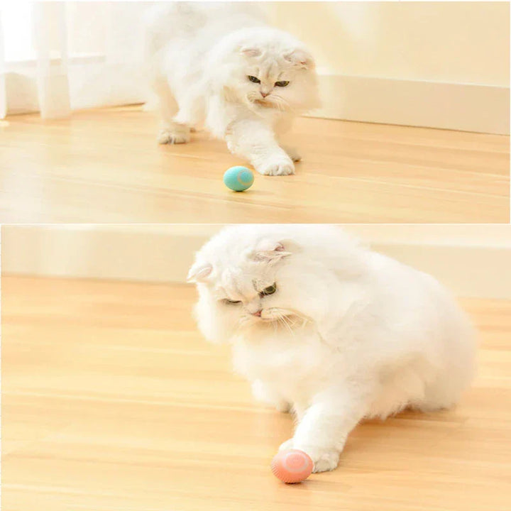 Interactive Smart Cat Play - Motion Activated Gravity Ball for Cats