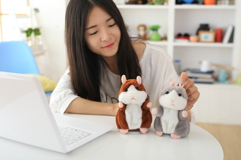 Interactive Retelling Hamster Plush Toy for Kids