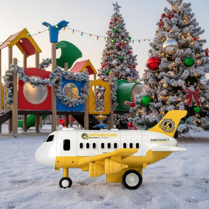 Interactive Toy Airplane for Children with LED Lights