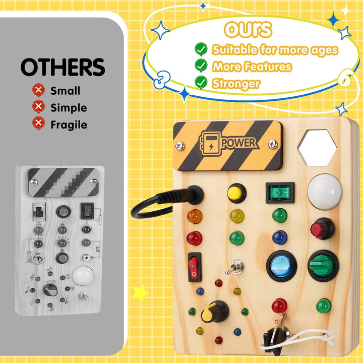 Interactive Montessori Activity Board for Toddlers