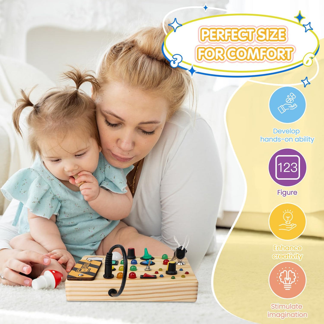 Interactive Montessori Activity Board for Toddlers