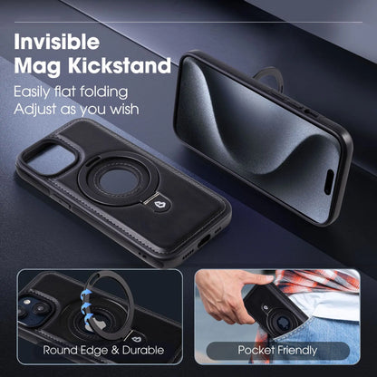 iphone-deksel with magnetic tripod and qi-kompatibilitet