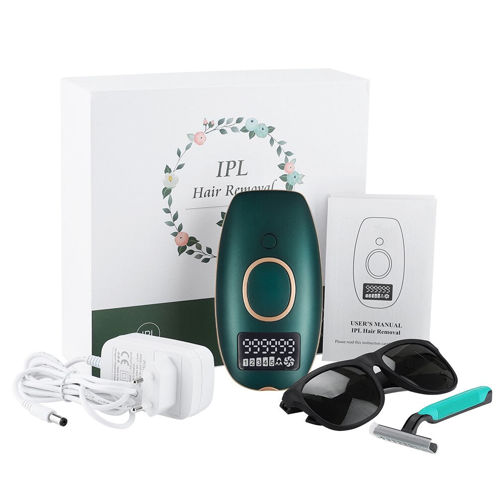 Ipl hårta bortr for long permanent smooth hide home