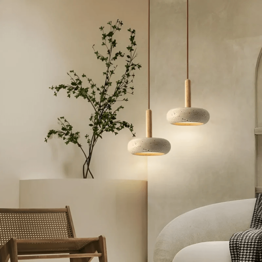 Retro Ceiling Lamp with Japanese-inspired Design
