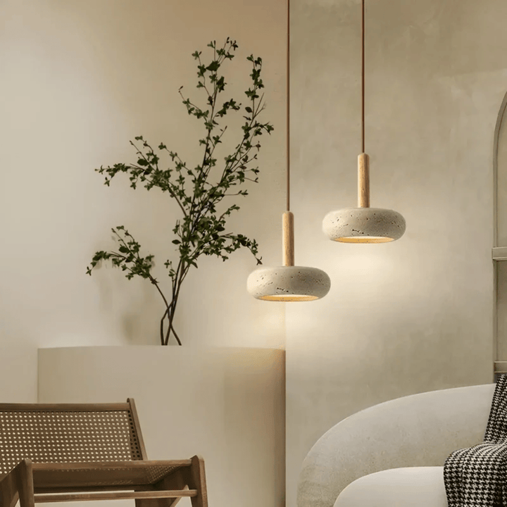 Retro Ceiling Lamp with Japanese-inspired Design