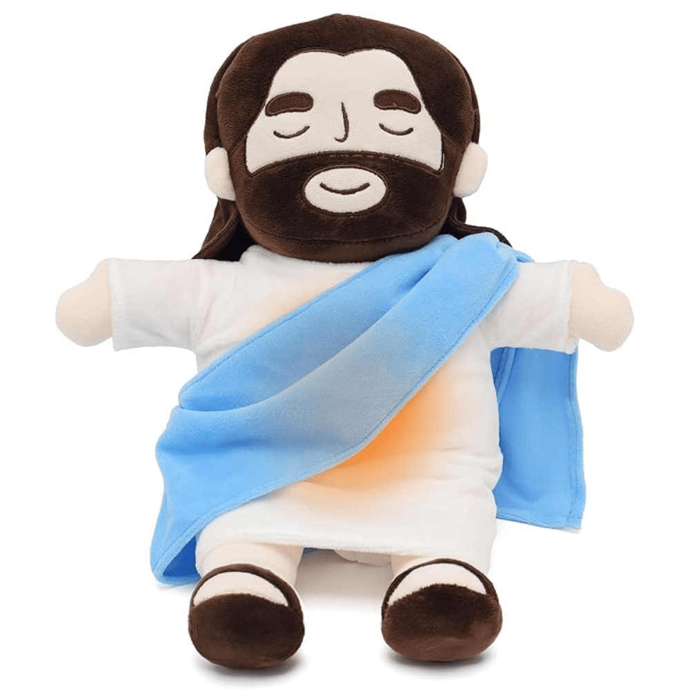 Jesus plysjleketöy for funny sleep and comfort