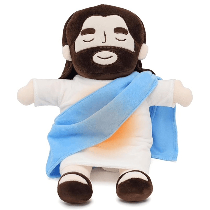 Jesus plysjleketöy for funny sleep and comfort