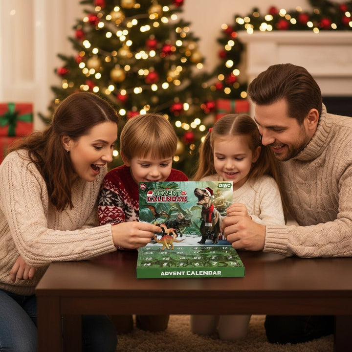 Advent Calendar with Dinosaur Surprises for Children