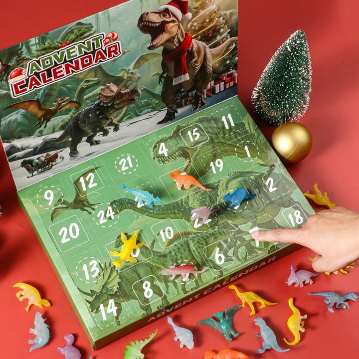 Advent Calendar with Dinosaur Surprises for Children