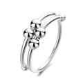 Women adjustable anti-stress fidget-ring