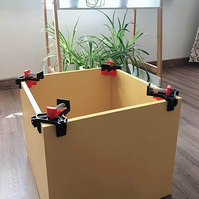 Adjustable hjörneklemme for exact woodwork and diy-projekt