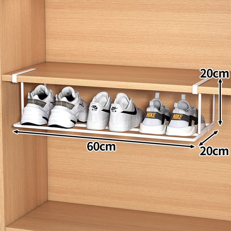 Adjustable Shelf Extension for Efficient Cupboard Organisation