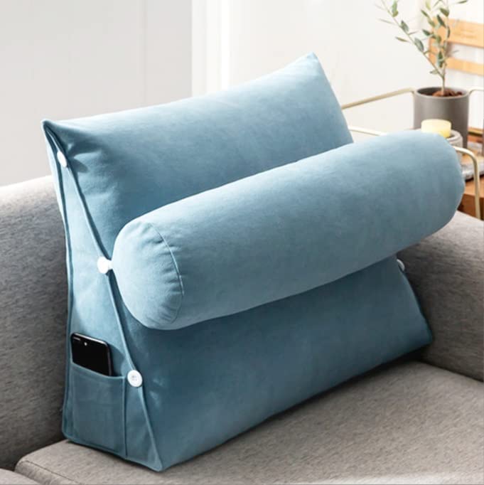 Optimum adjustable wedge pillow for back knock and comfort