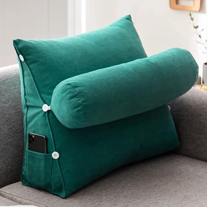Optimum adjustable wedge pillow for back knock and comfort