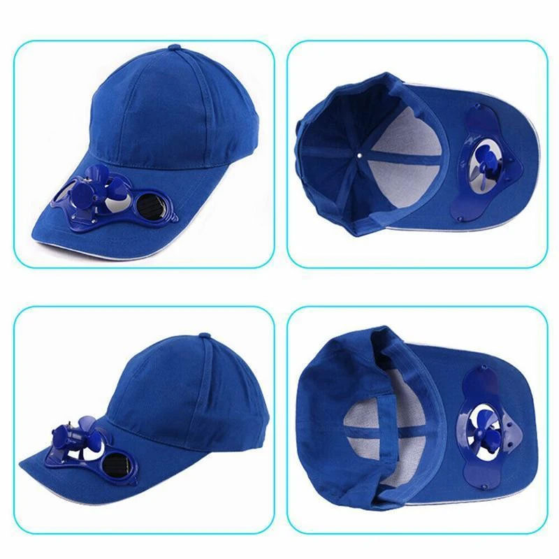 Solar-powered Hat with Vifte - Adjustable and Comfortable