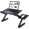 Ergonomic portable notebook tripod - adjustable height and angle