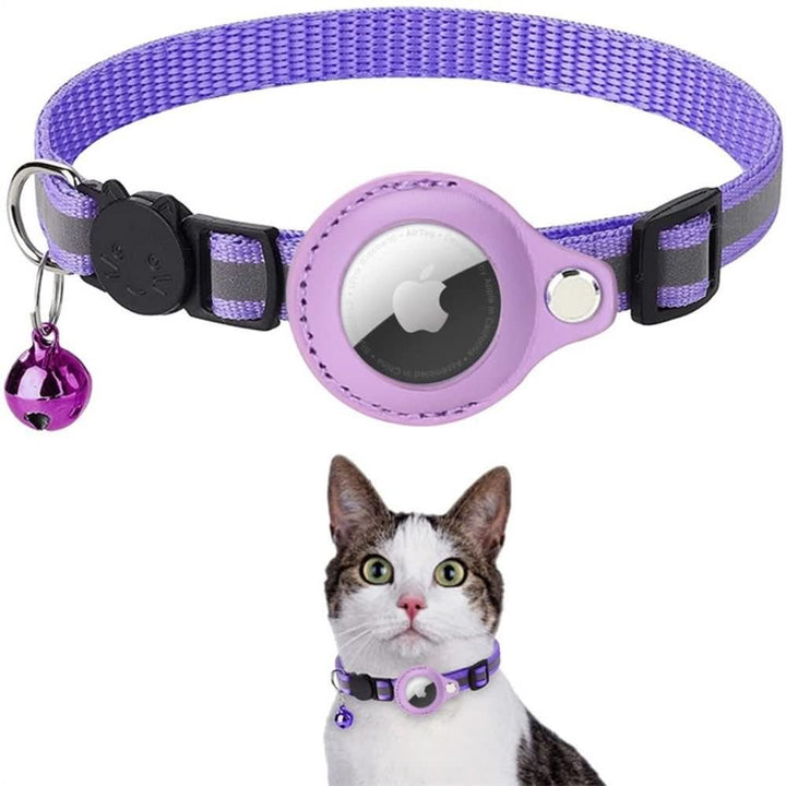 Cat Collar with GPS Tracking and Reflective, Adjustable