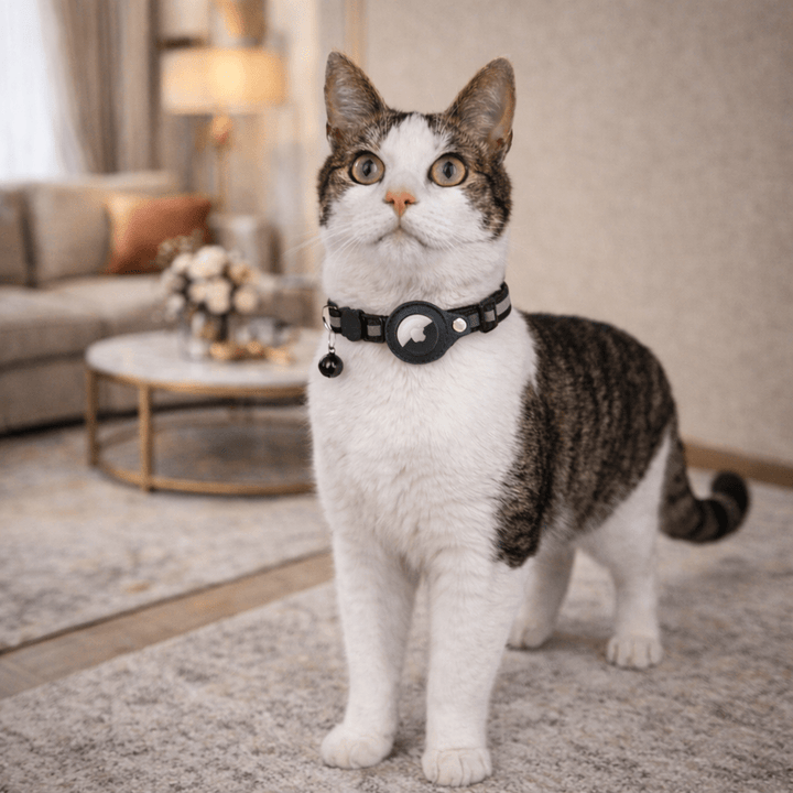 Cat Collar with GPS Tracking and Reflective, Adjustable