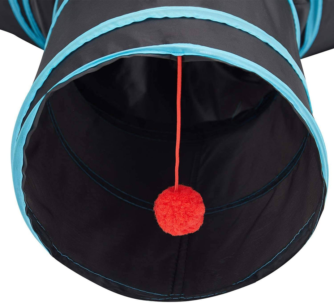 Funny collapsible katteleke tunnel for play and rest