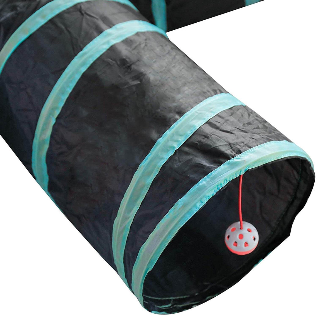 Funny collapsible katteleke tunnel for play and rest