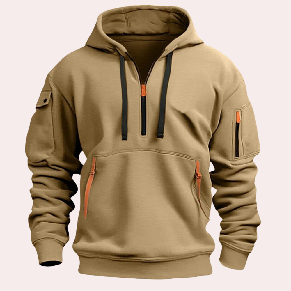 Men's Casual Hoodie with Comfortable Fit for Everyday Wear