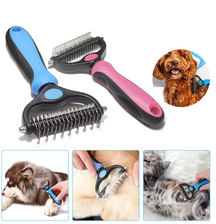 Pet Grooming Comb for Easy Fur Removal – Tangle-Free and Gentle