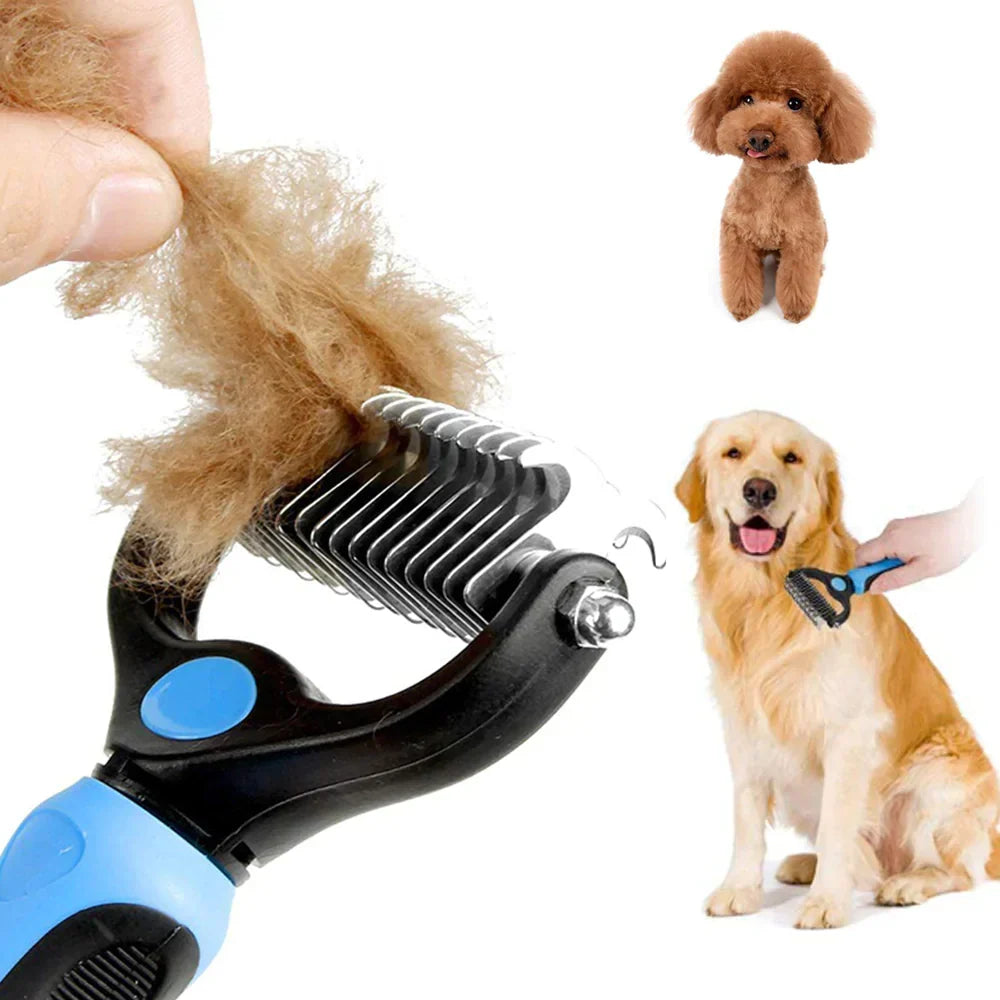 Pet Grooming Comb for Easy Fur Removal – Tangle-Free and Gentle