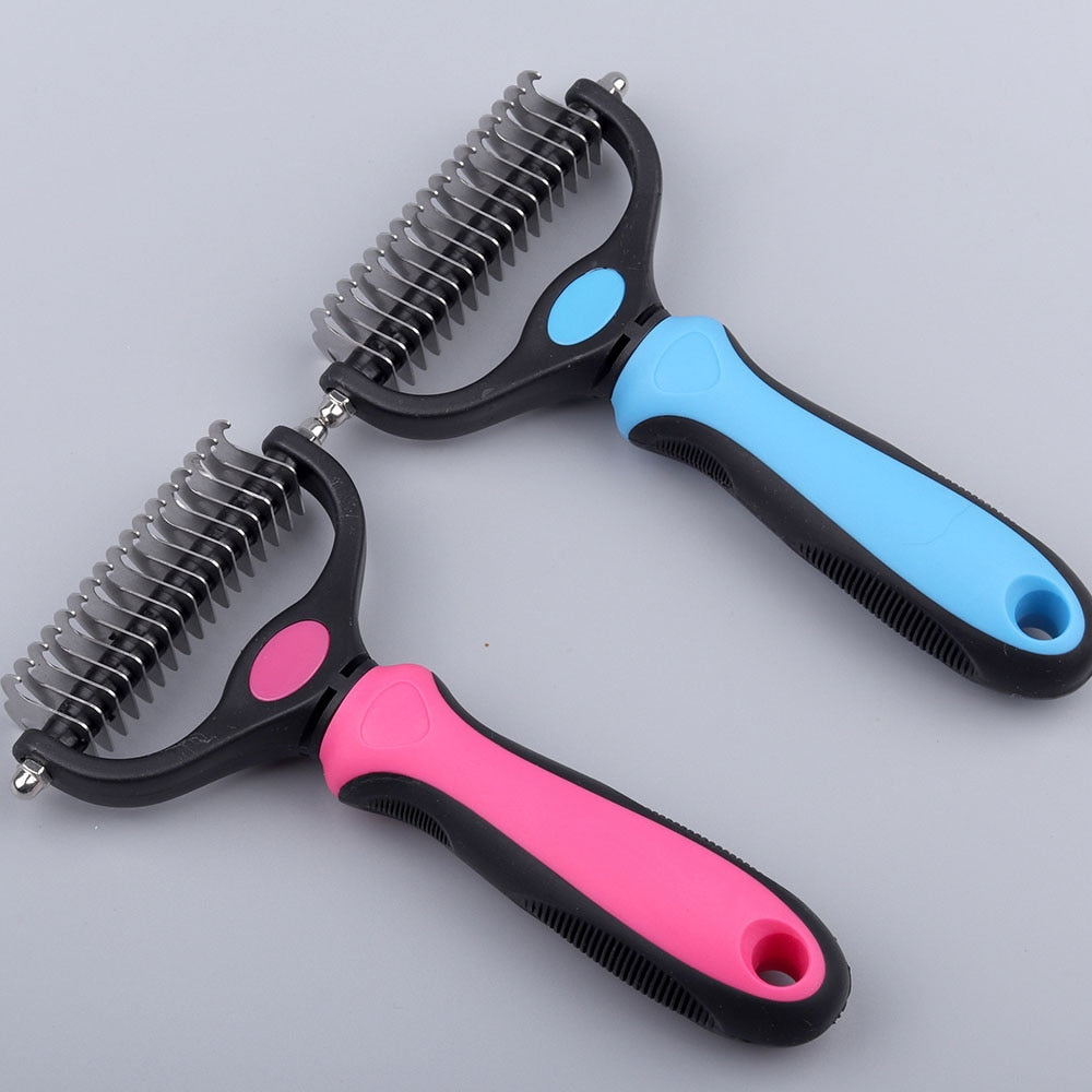 Pet Grooming Comb for Easy Fur Removal – Tangle-Free and Gentle