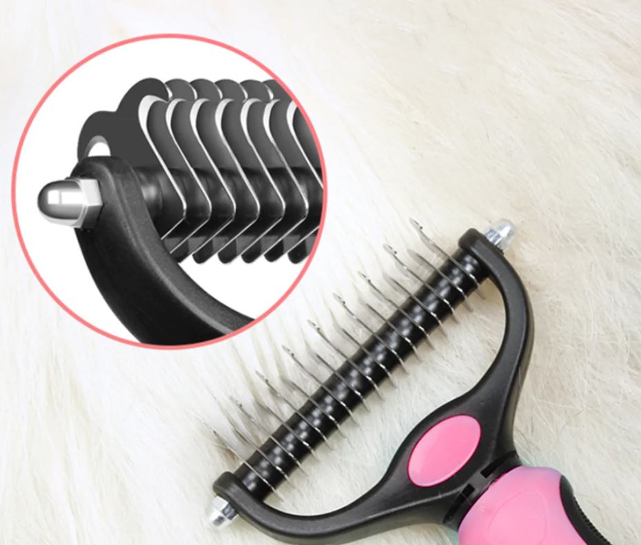 Pet Grooming Comb for Easy Fur Removal – Tangle-Free and Gentle