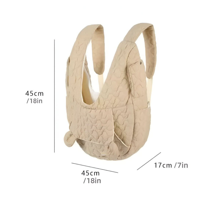 Kjäledyrbärer for secure travel with adjustable strap
