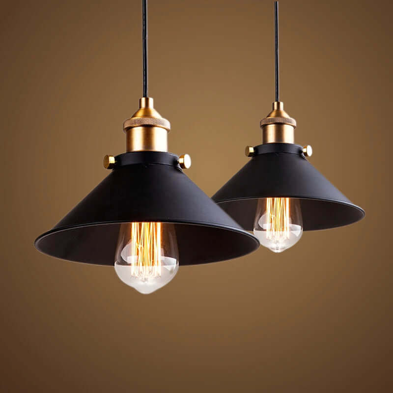 Kjegleformet Pendant light | Vintage Brass Design