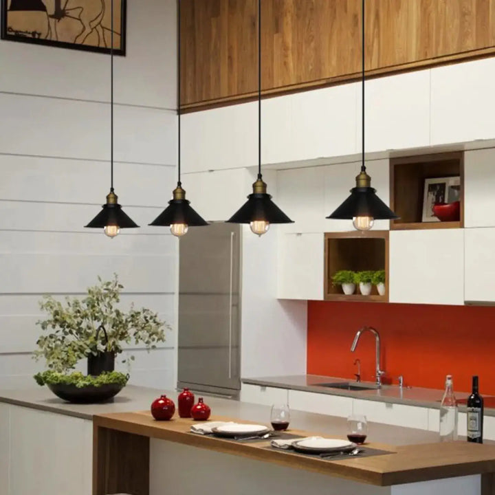 Kjegleformet Pendant light | Vintage Brass Design