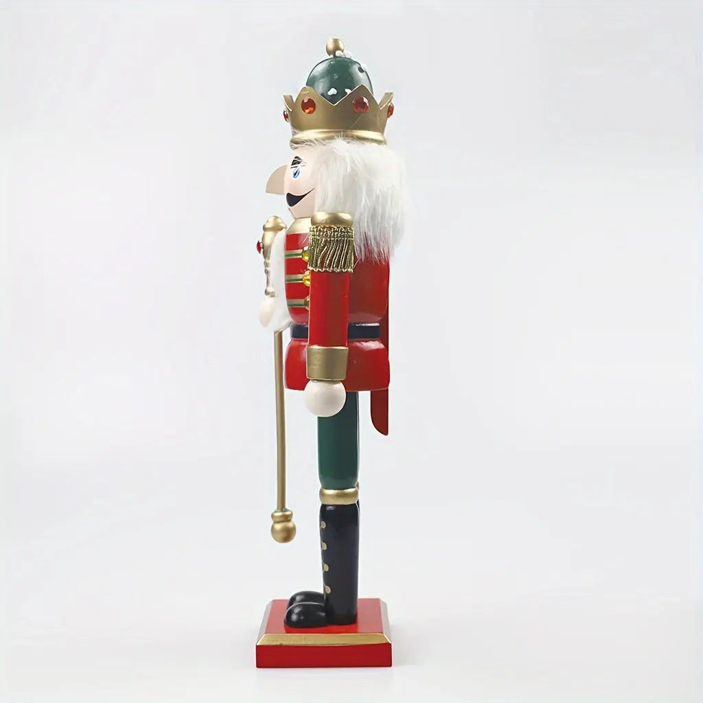 30 cm Nutcracker Christmas Decoration – Classic Wooden Figure