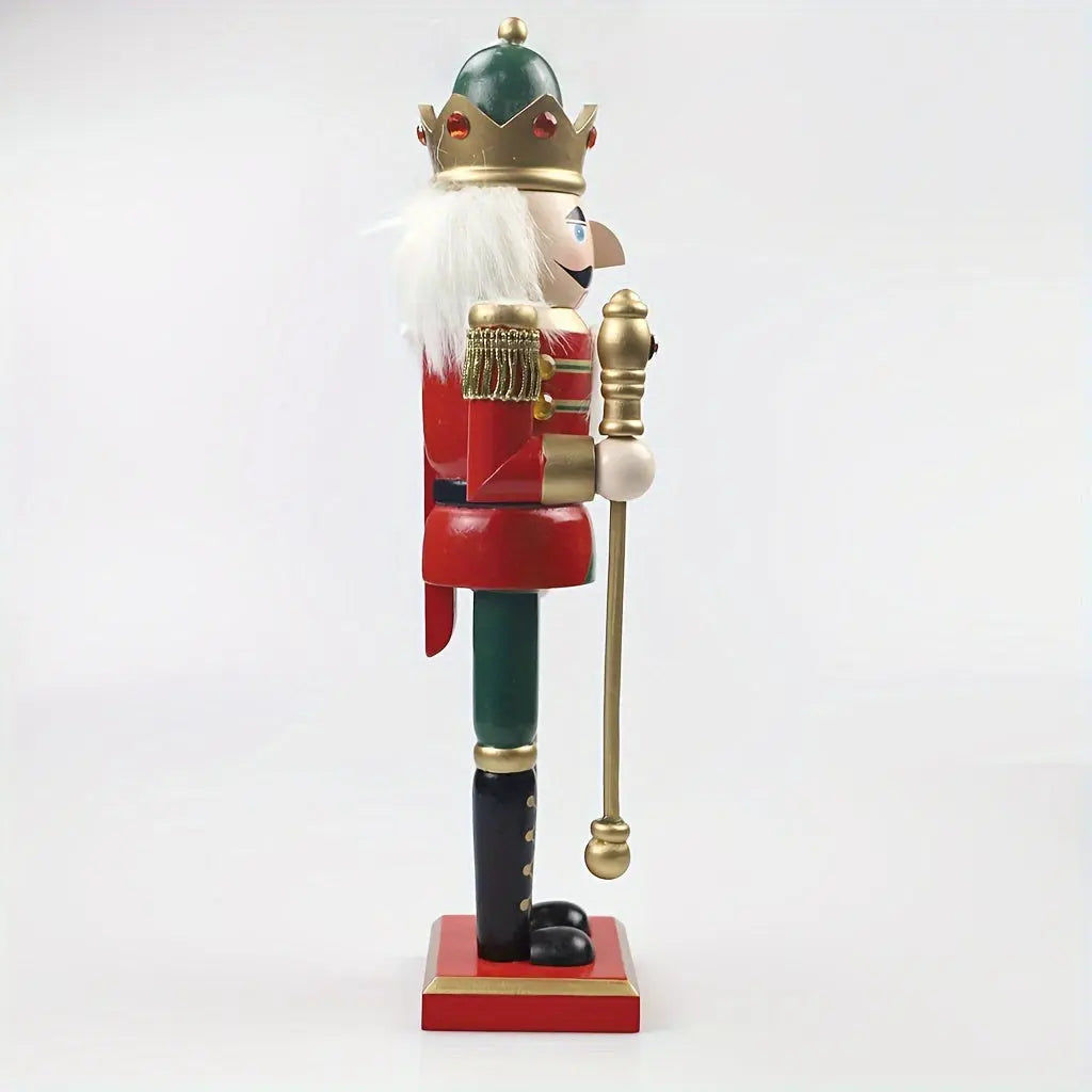 30 cm Nutcracker Christmas Decoration – Classic Wooden Figure