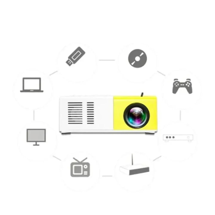 Compact Portable Projector for Home Theater Experiences