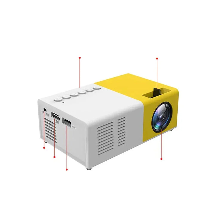 Compact Portable Projector for Home Theater Experiences