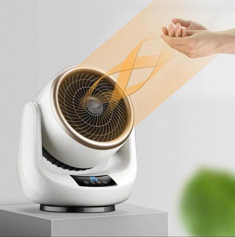 Compact *mini heat fan for quick and nice heat