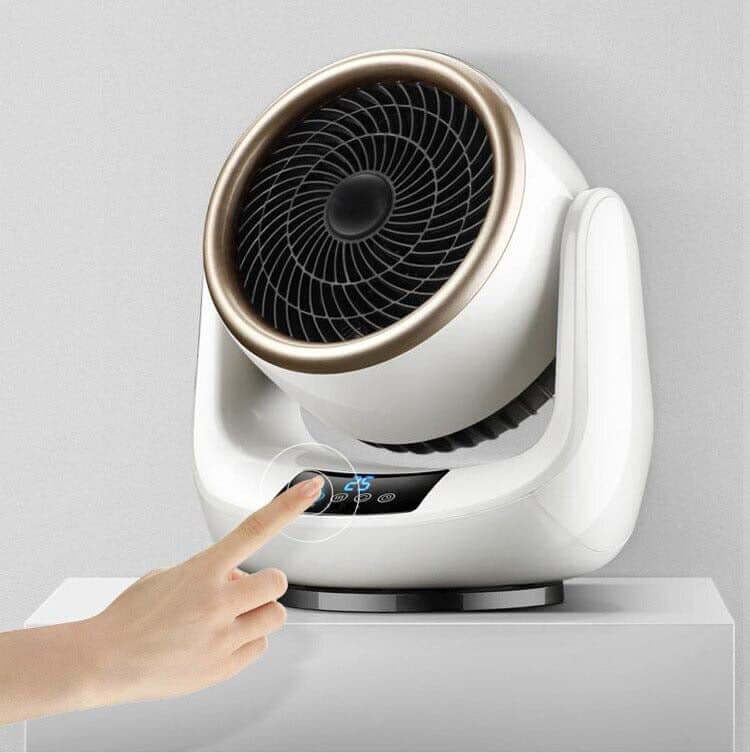 Compact *mini heat fan for quick and nice heat