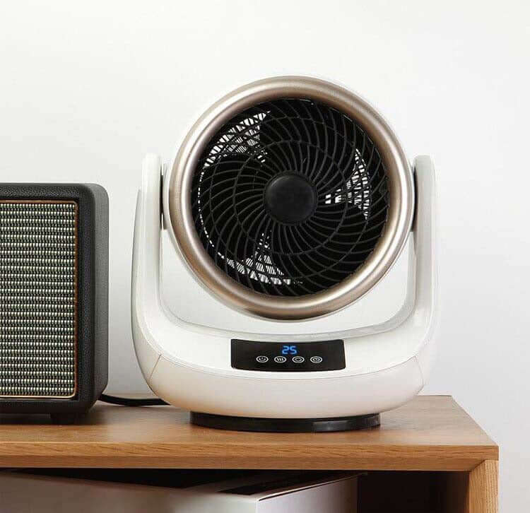 Compact *mini heat fan for quick and nice heat