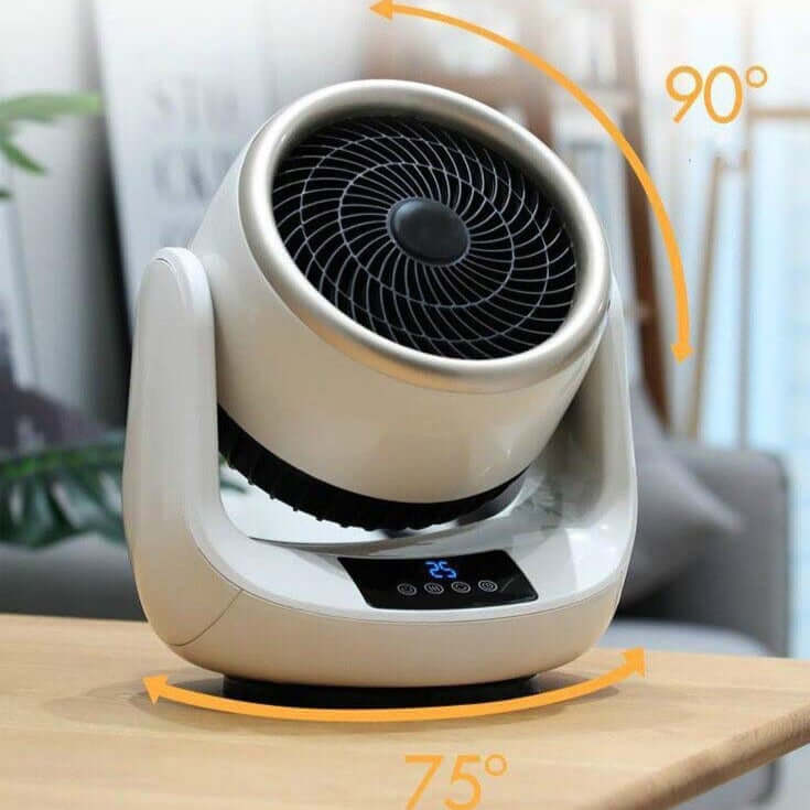 Compact *mini heat fan for quick and nice heat