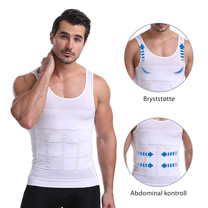Kroppsformende Waistcoat for men - Comfortable | Breathable | Elasticated