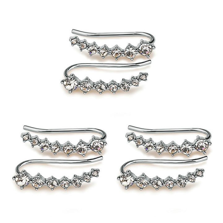 Unique Syvstjernes Earrings - Glamoröse | Crystal-clear